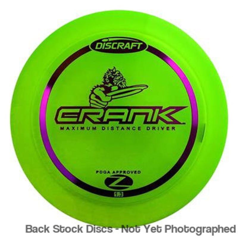 Discraft Elite Z Crank Distance Driver (Stock Stamp) [Back Stock Inventory – Disc and Stamp Color WILL VARY]