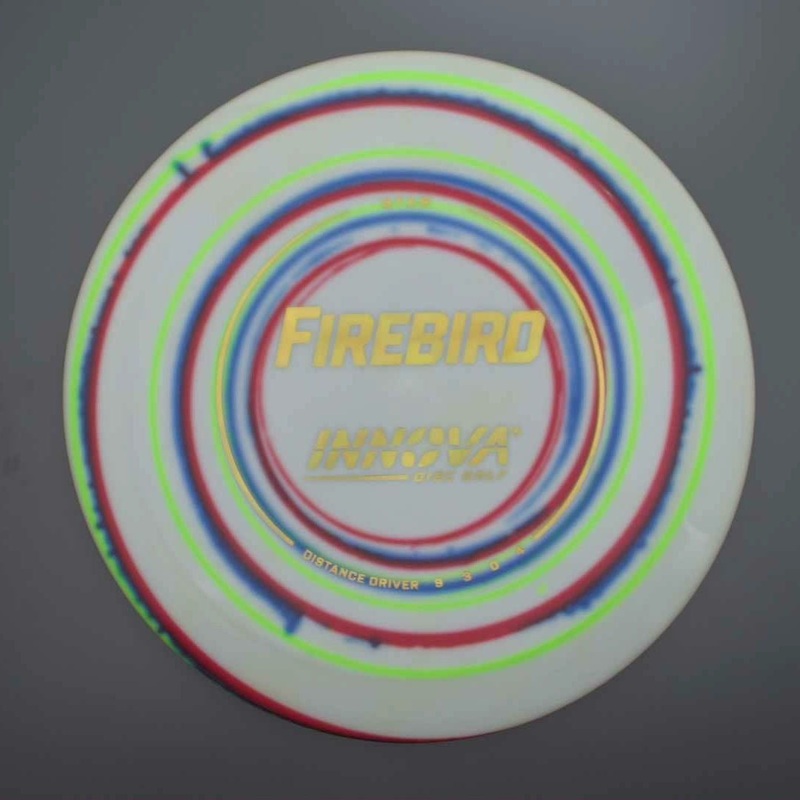 Innova Star I-Dye Firebird with Burst Logo Stock Stamp – 172.2g – Dyed