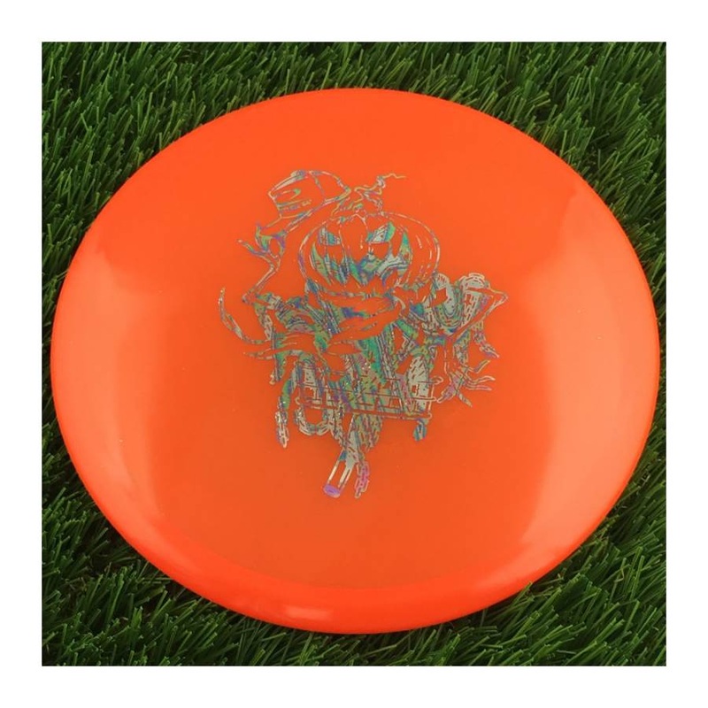 Latitude 64 Opto Fuse with Haunted Pumpkin Basket Latitude 64 Hat Halloween 2023 Stamp – 176g – Translucent Orange