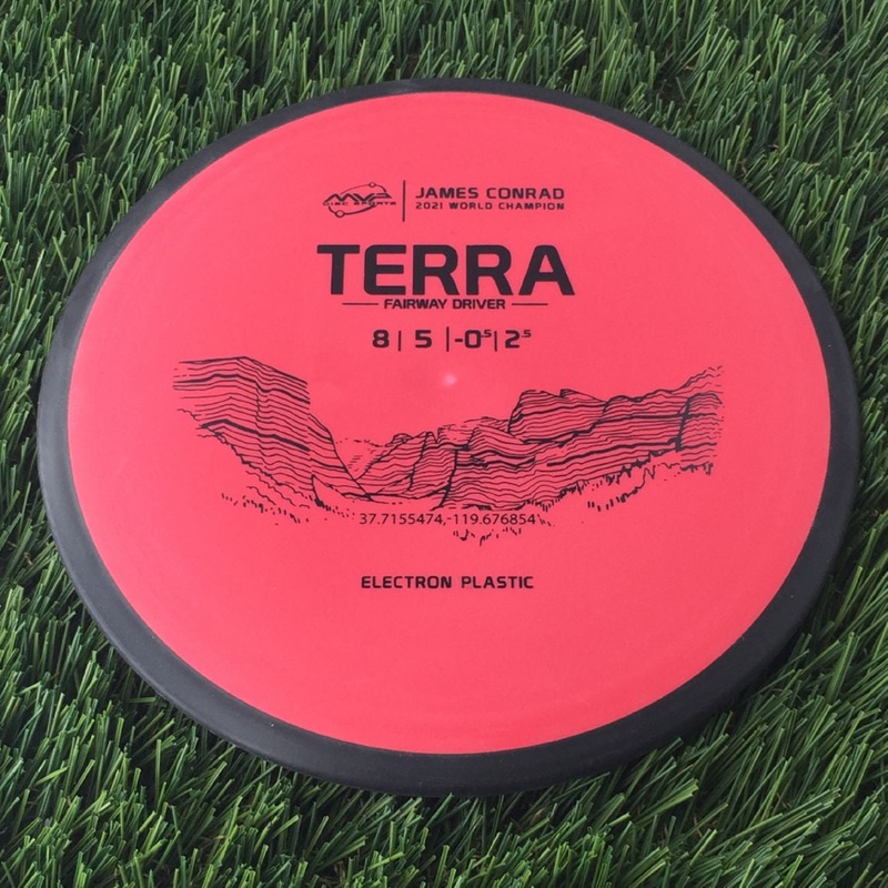 MVP Electron Medium Terra with James Conrad | 2021 World Champion | 37.7155474,-119.676854 Stamp – 173g Red