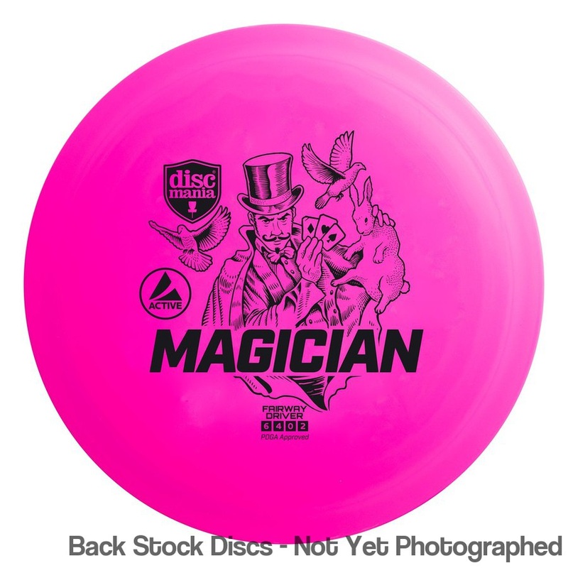 Discmania Active Base Level Magician Fairway Driver (Stock Stamp) [Back Stock Inventory – Disc and Stamp Color WILL VARY]