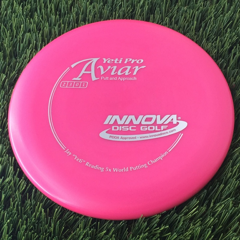 Innova Pro Yeti Aviar with Jay Yeti Reading 5x World Putting Champion Stamp – 154g Pink