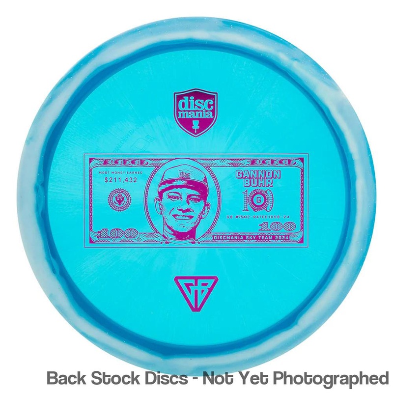 Discmania Horizon C-Line Metal Flake FD3 Fairway Driver with Gannon Buhr – Most Money Earned in a Season $211,432 – Dollar Bill – GB Stamp [Back Stock Inventory – Disc and Stamp Color WILL VARY]