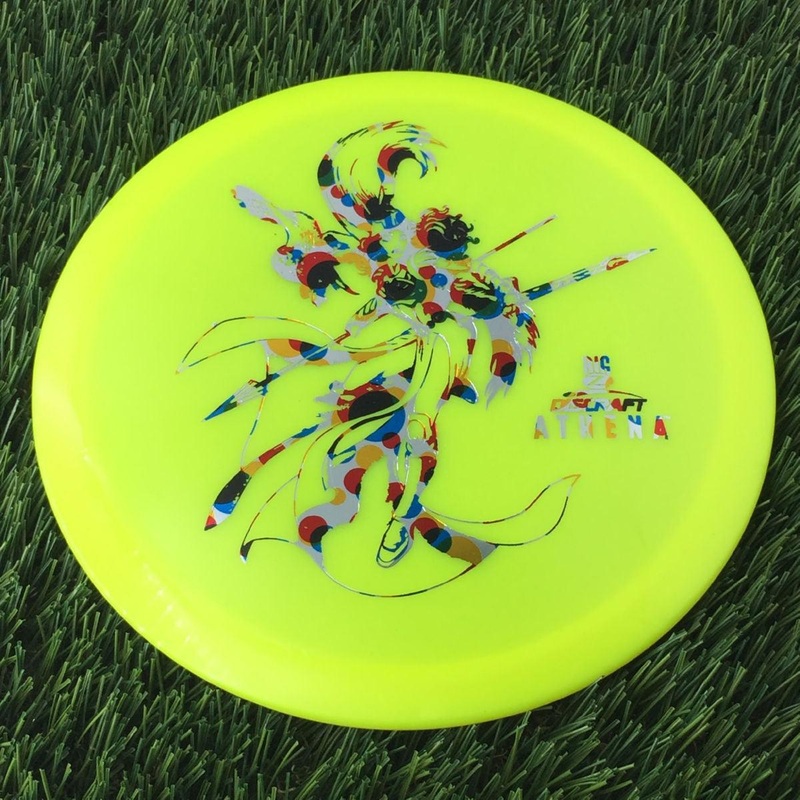 Discraft Big Z Collection Athena with Big Z Stock Stamp with Inside Rim Embossed PM Paul McBeth Stamp – 172g – Solid Yellow
