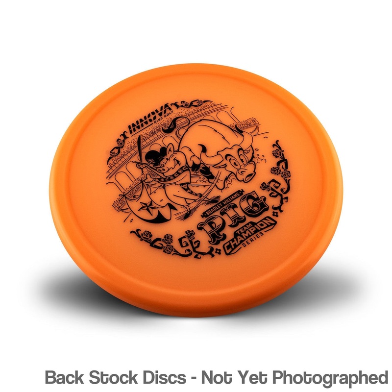 Innova Pro Color Glow Pig Putter with Bradley Williams Tour Series 2023 Stamp [Back Stock Inventory – Disc and Stamp Color WILL VARY]