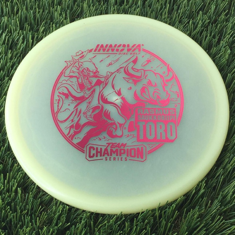 Innova Proto Glow Champion Toro with Rasmus Saukkoriipi Team Champion Series 2025 Stamp – 175g – Translucent Glow