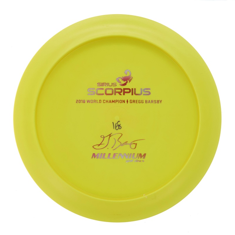 Millennium Scorpius – Gregg Barsby 2018 World Champ Bottom Stamp Sirius 169g | Style 0001