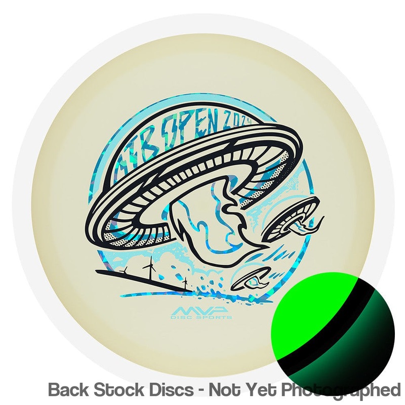 MVP Eclipse Glow 2.0 Orbital Distance Driver with OTB Open 2024 – Art by Mike Inscho Stamp [Back Stock Inventory – Disc and Stamp Color WILL VARY]