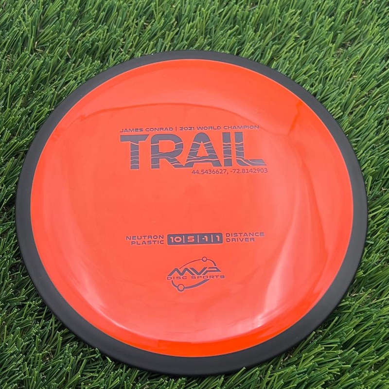 MVP Neutron Trail with James Conrad | 2021 World Champion | 37.7155474,-119.676854 Stamp – 168.01g – Orange