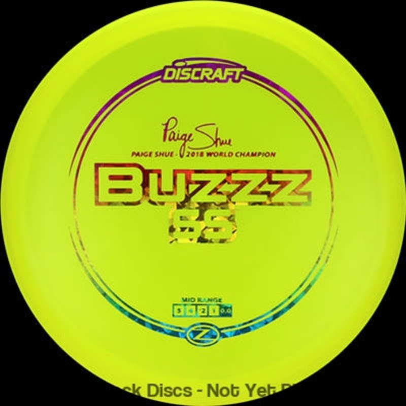 Discraft Elite Z BuzzzSS Midrange with Paige Shue – 2018 World Champion Stamp [Back Stock Inventory – Disc and Stamp Color WILL VARY]