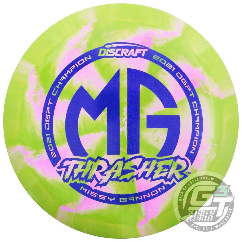 Discraft Limited Edition 2021 Tour Series Missy Gannon Swirly ESP Thrasher Distance Driver Golf Disc