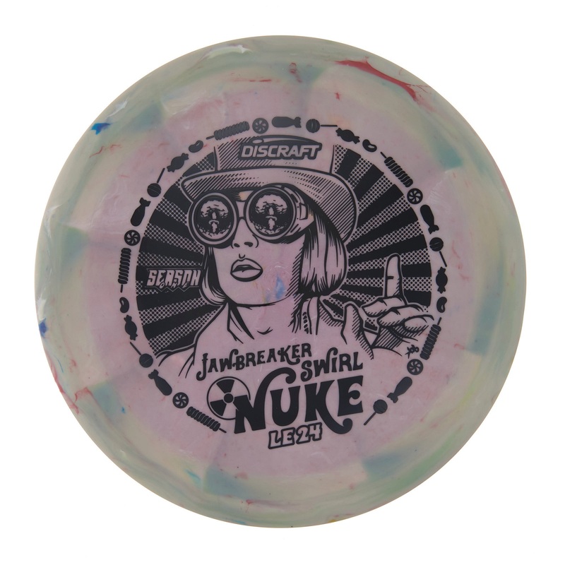 Discraft Nuke – 2024 Ledgestone Season One Jawbreaker Swirl 176g | Style 0001