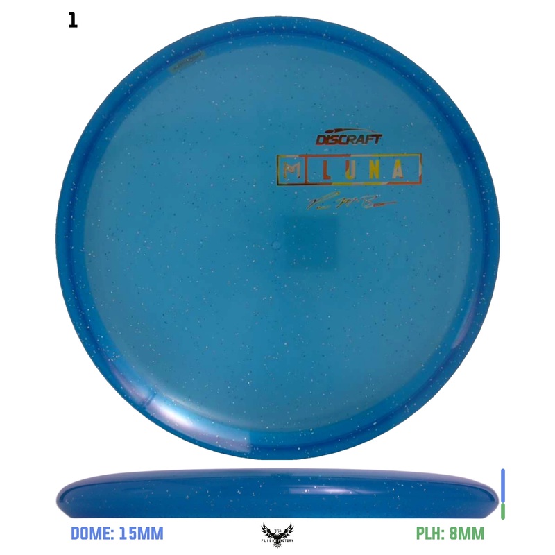 Discraft Paul McBeth Z Sparkle Luna – McBeth Signature Logo