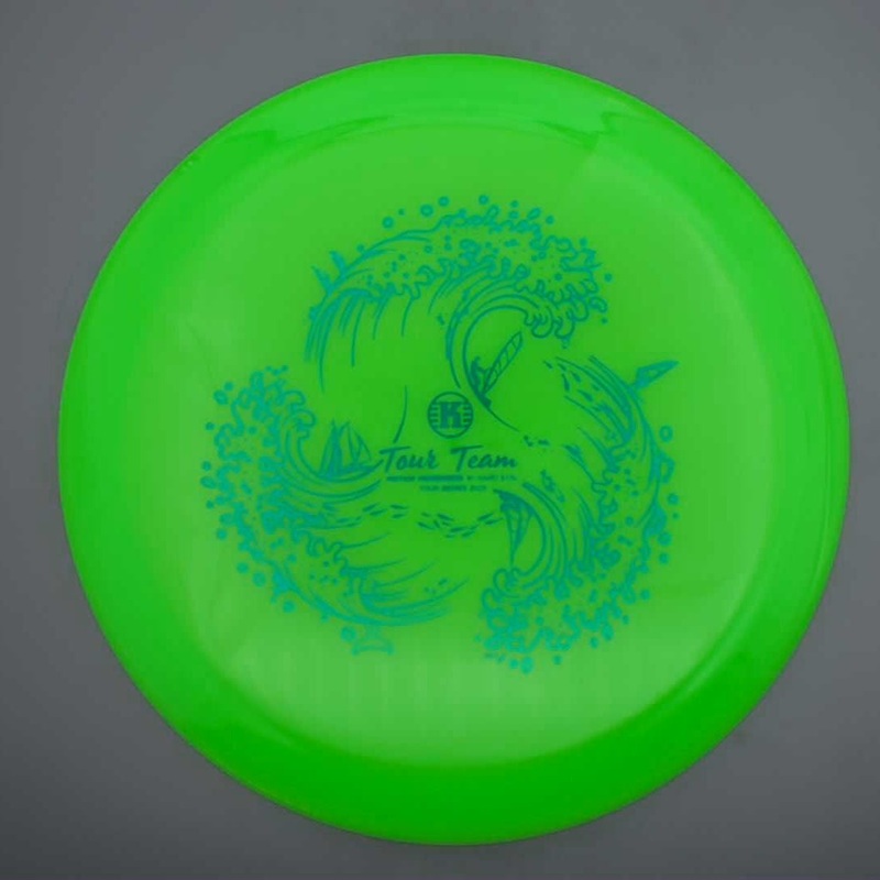 Kastaplast K1 Hard Stal with Fritiof Fagergren Tour Team Waves – Tour Series 2025 Stamp – 175.3g – Green