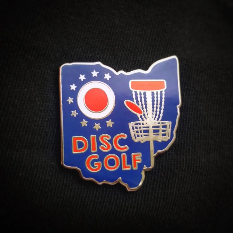 Ohio disc Golf Pin