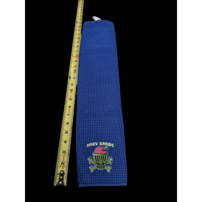 Hazy Shade Basket Brain Royal Tri-Fold Waffle Microfiber Towel