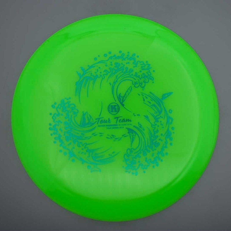 Kastaplast K1 Hard Stal with Fritiof Fagergren Tour Team Waves – Tour Series 2025 Stamp – 175.1g – Green