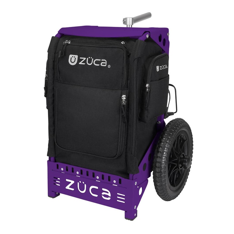 Zuca Trekker Disc Golf Cart – Purple Frame With Black Insert Bag