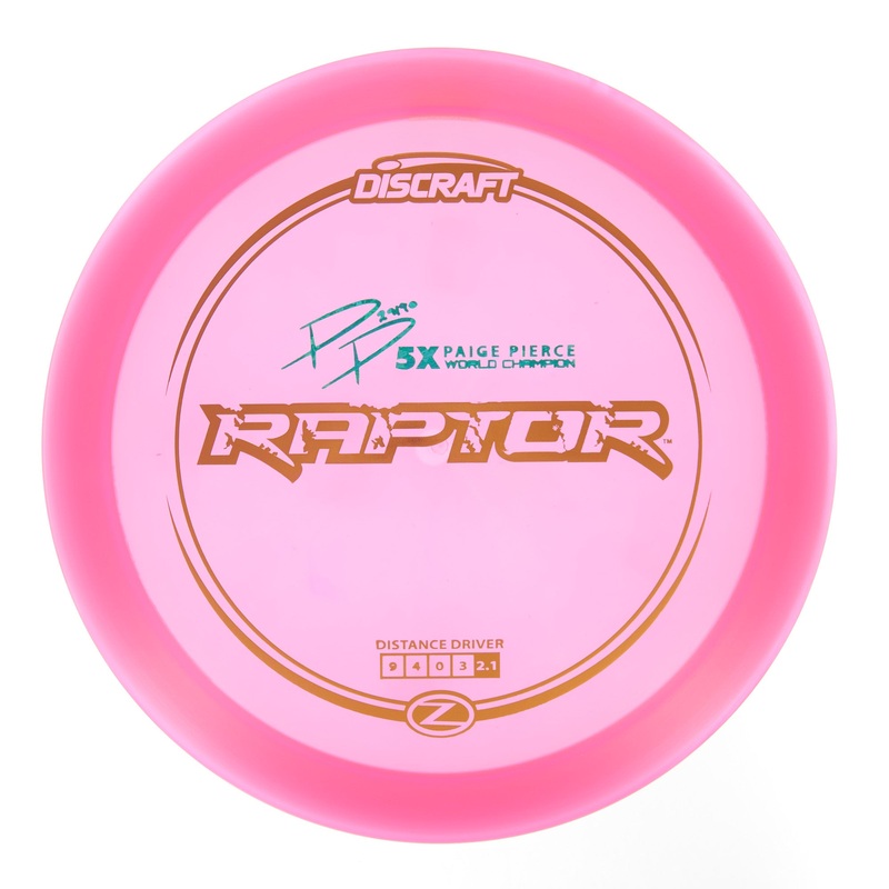 Discraft Raptor – Paige Pierce 5X World Champion Z Line 176g | Style 0009