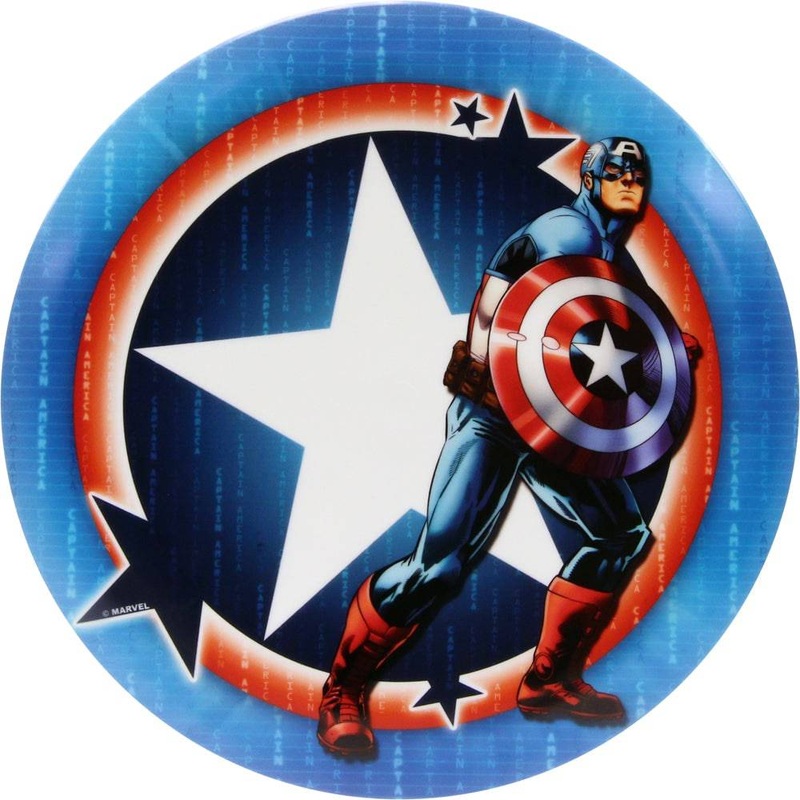 Dynamic Discs Marvel Captain America DyeMax Star Badge Fuzion Truth Midrange Golf Disc