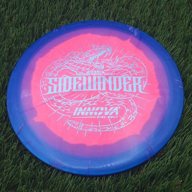 Innova Halo Star Sidewinder with Burst Logo Stock Stamp – 158g – Solid  Bluish Pink