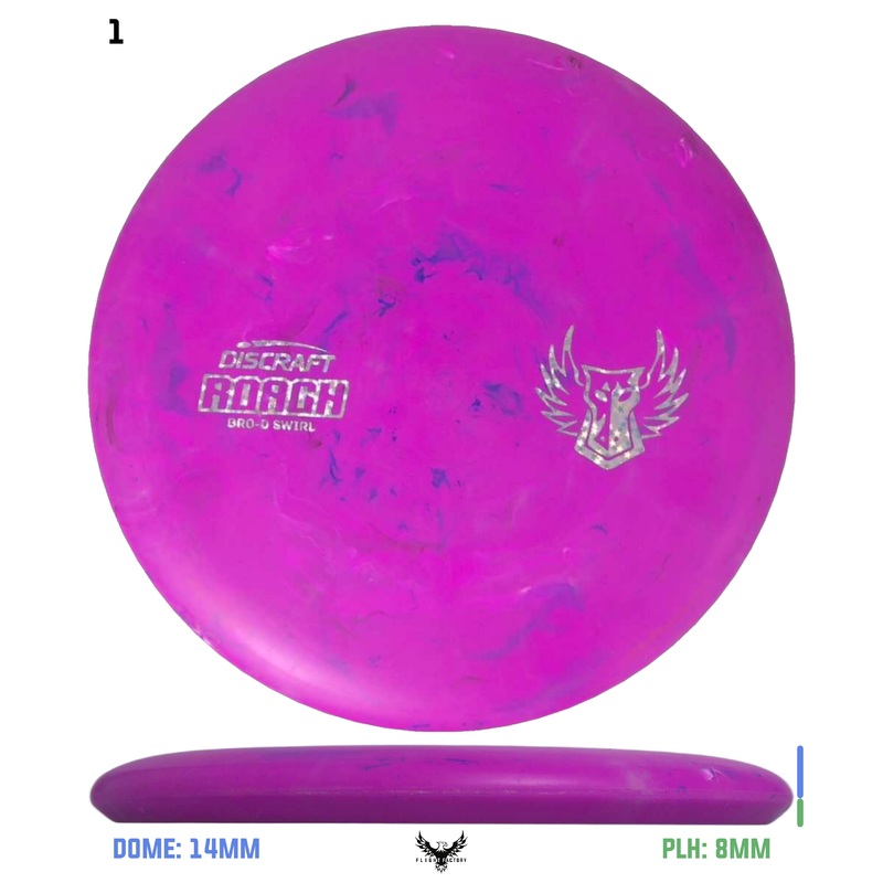 Discraft Brodie Smith Bro-D Swirl Roach – Darkhorse Mini Stamp