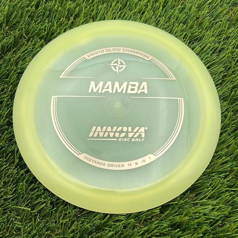 Innova Proto Glow Champion Mamba with Burst Logo Stock Stamp – 161.3g – Glow