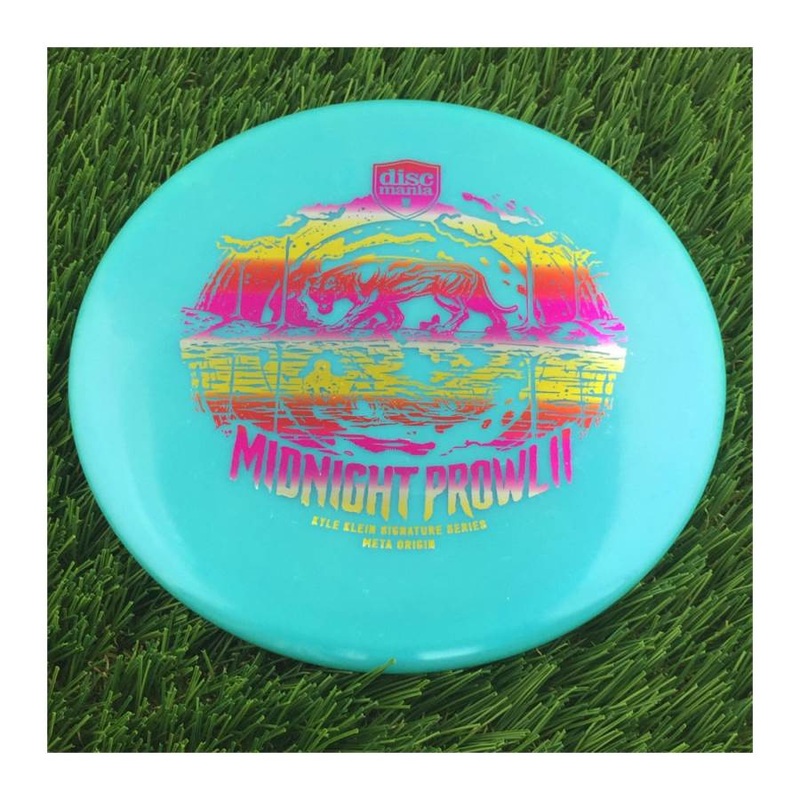 Discmania Evolution Meta Origin with Midnight Prowl II(2) – Kyle Klein Signature Series Stamp – 177g – Solid Blue