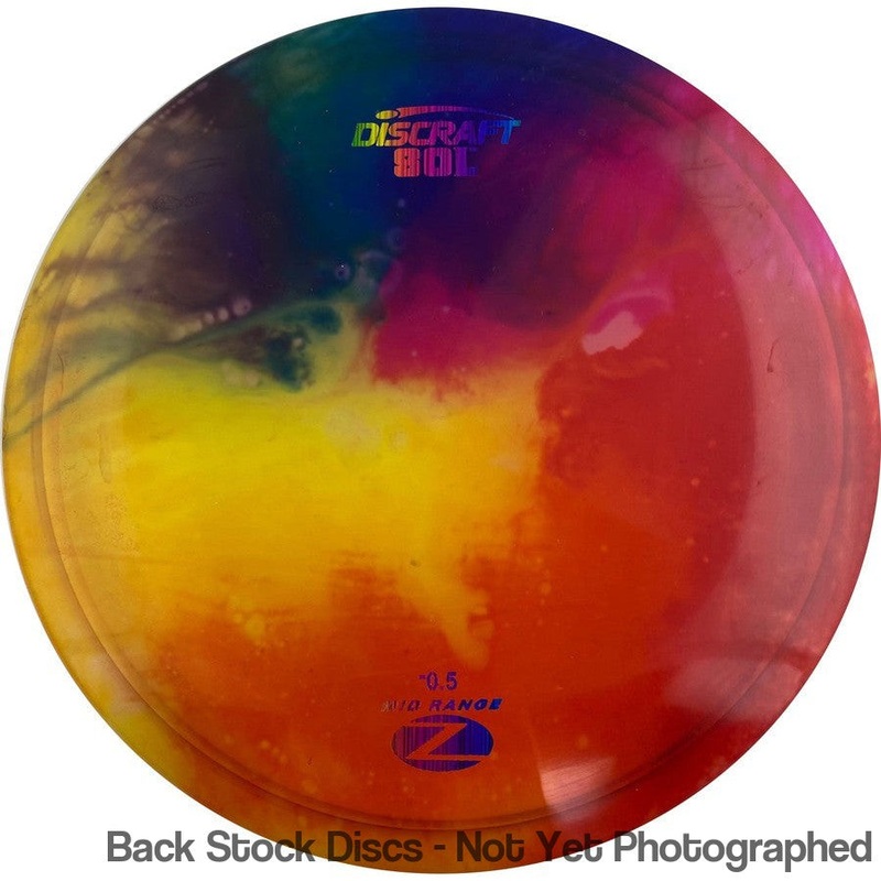 Discraft Elite Z Fly-Dyed Sol Midrange (Stock Stamp) [Back Stock Inventory – Disc and Stamp Color WILL VARY]
