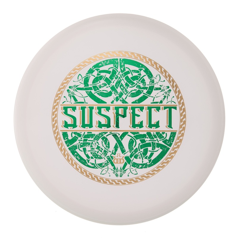 Dynamic Discs Suspect – 2024 St. Patrick’s Day Lucid Ice 174g | Style 0001