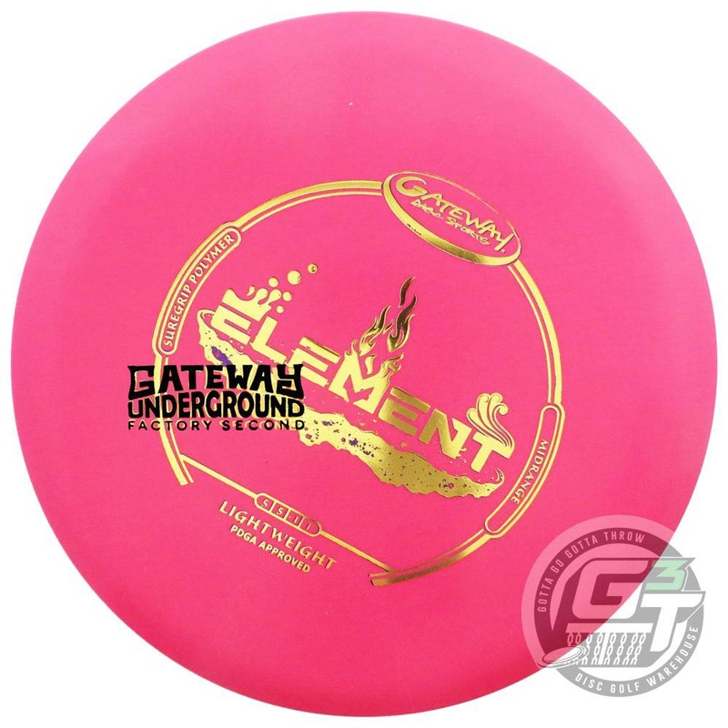 Gateway Factory Second Sure Grip Element Midrange Golf Disc