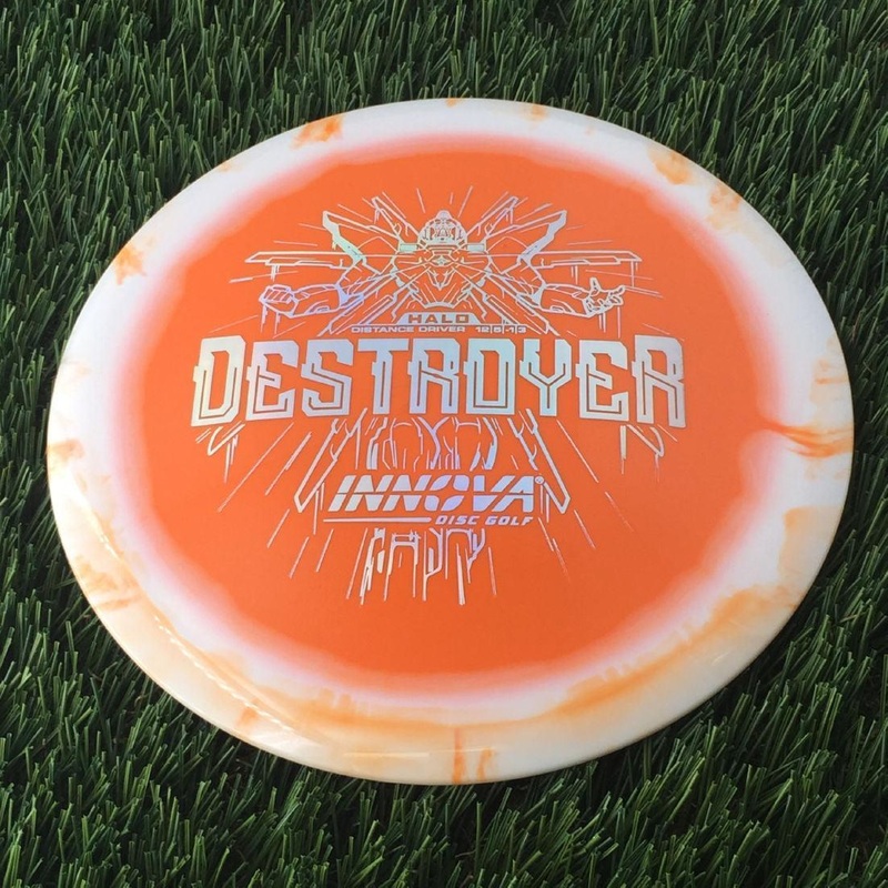 Innova Halo Star Destroyer with Burst Logo Stock Stamp – 175g – Solid Orange