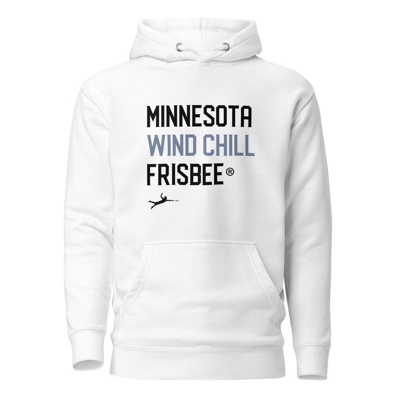 Wind Chill White Frisbee Hoodie