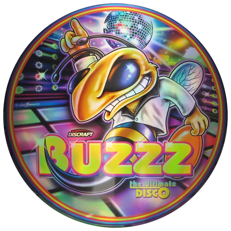 Discraft Full Foil Disco SuperColor ESP Buzzz Midrange Golf Disc