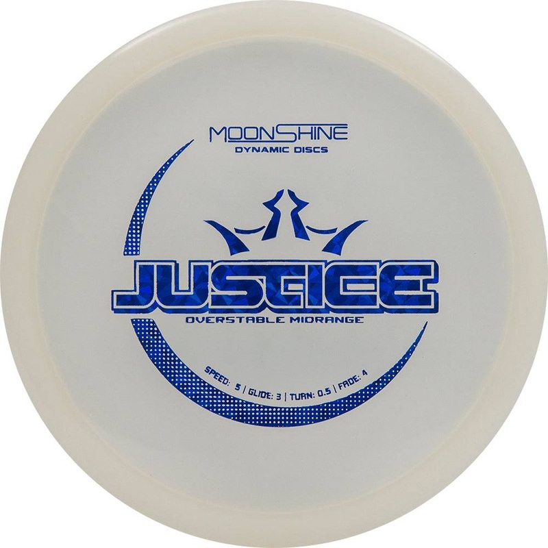 Dynamic Discs Moonshine Glow Lucid Justice Midrange Golf Disc