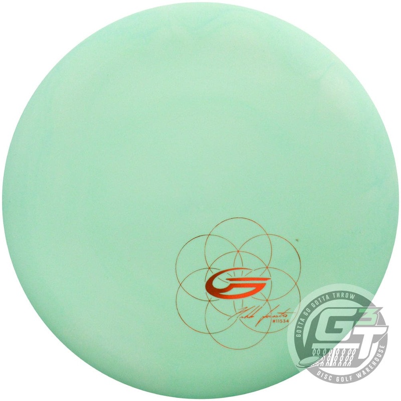 Gateway Limited Edition Nikko Locastro Signature Glow Nylon Blend Warlock Putter Golf Disc