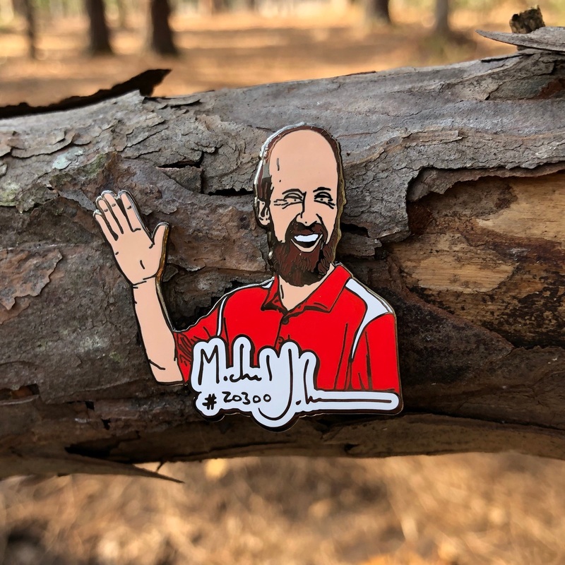 Michael Johansen Disc Golf Pin – Series 1