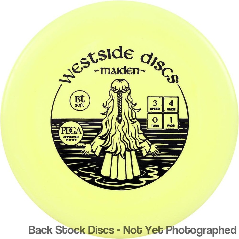 Westside BT Soft Maiden Putter (Stock Stamp) [Back Stock Inventory – Disc and Stamp Color WILL VARY]