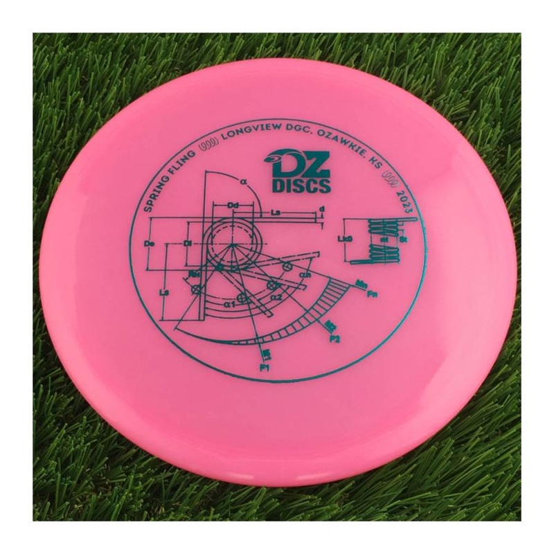 Westside Hybrid Gatekeeper with DZDiscs 2023 Spring Fling – Longview DGC – Ozawkie, KS Stamp – 175g – Solid Pink
