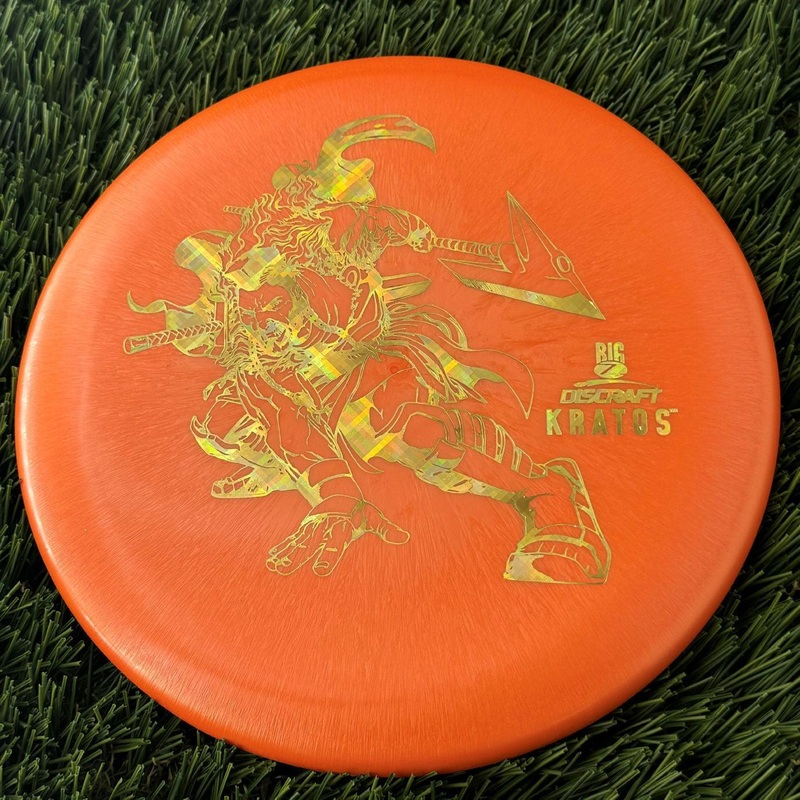 Discraft Big Z Collection Kratos with Big Z Stock Stamp with Inside Rim Embossed PM Paul McBeth Stamp – 174g – Solid Orange