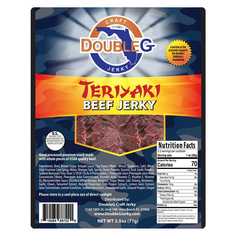 Double G Craft Beef Jerky – Teriyaki