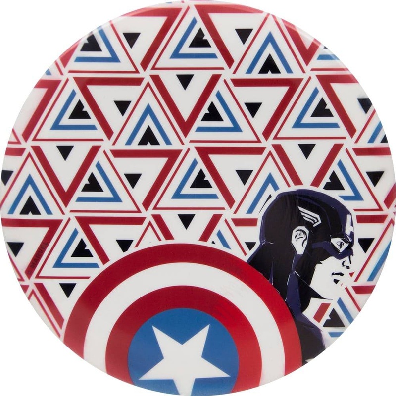 Dynamic Discs Marvel Captain America DyeMax Panorama Fuzion EMAC Truth Midrange Golf Disc