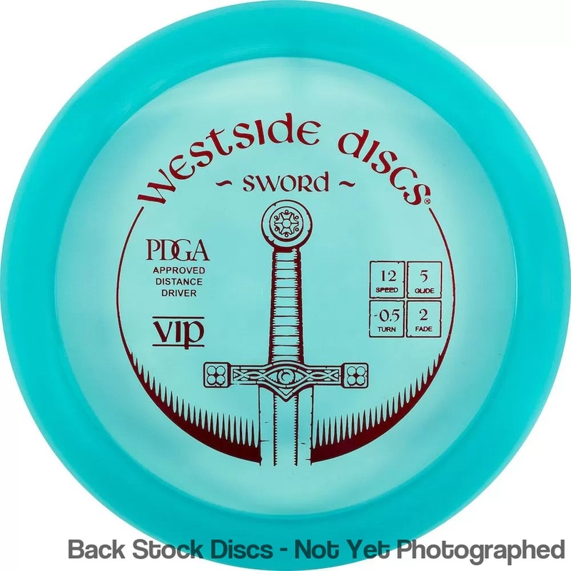 Westside VIP Sword Distance Driver (Stock Stamp) [Back Stock Inventory – Disc and Stamp Color WILL VARY]