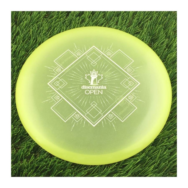 Discmania C-Line Color Glow P2 with Discmania Open 2023 Stamp – 173g – Translucent Pale Yellow