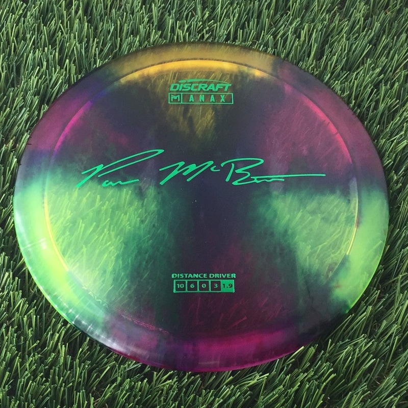 Discraft Elite Z Fly-Dyed Anax with Paul McBeth Large Signature Stamp – 174g – Translucent Dyed