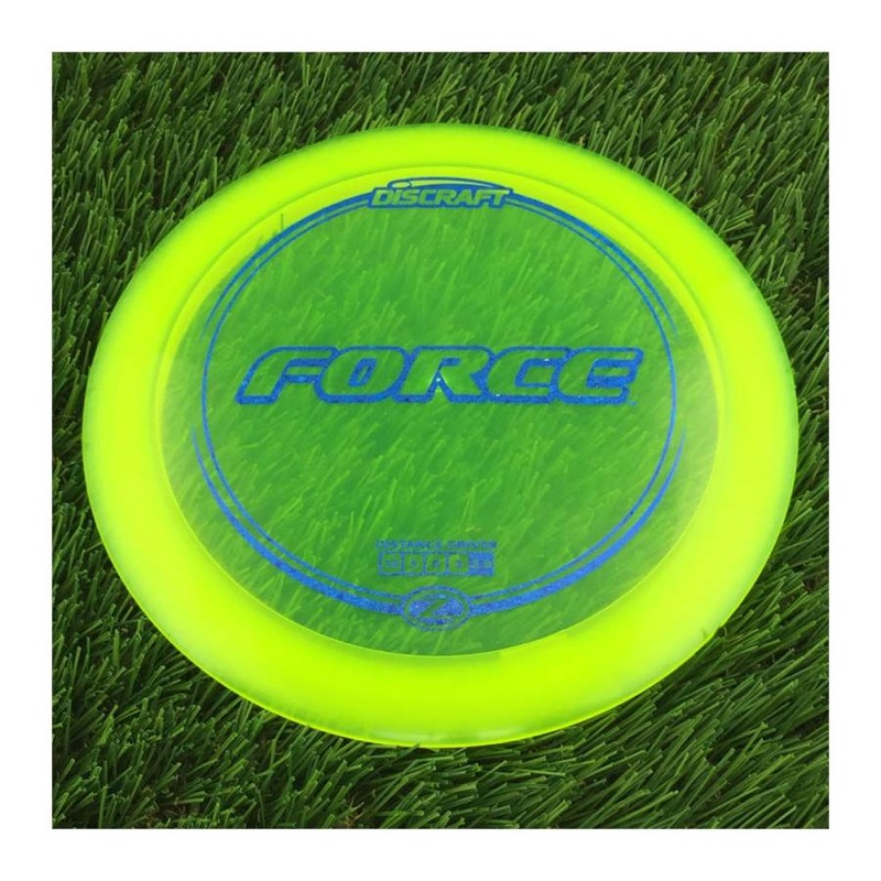 Discraft Elite Z Force – 174g – Translucent Neon Yellow