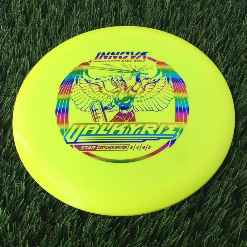 Innova Star Valkyrie with Burst Logo Stock Stamp – 175g Yellow