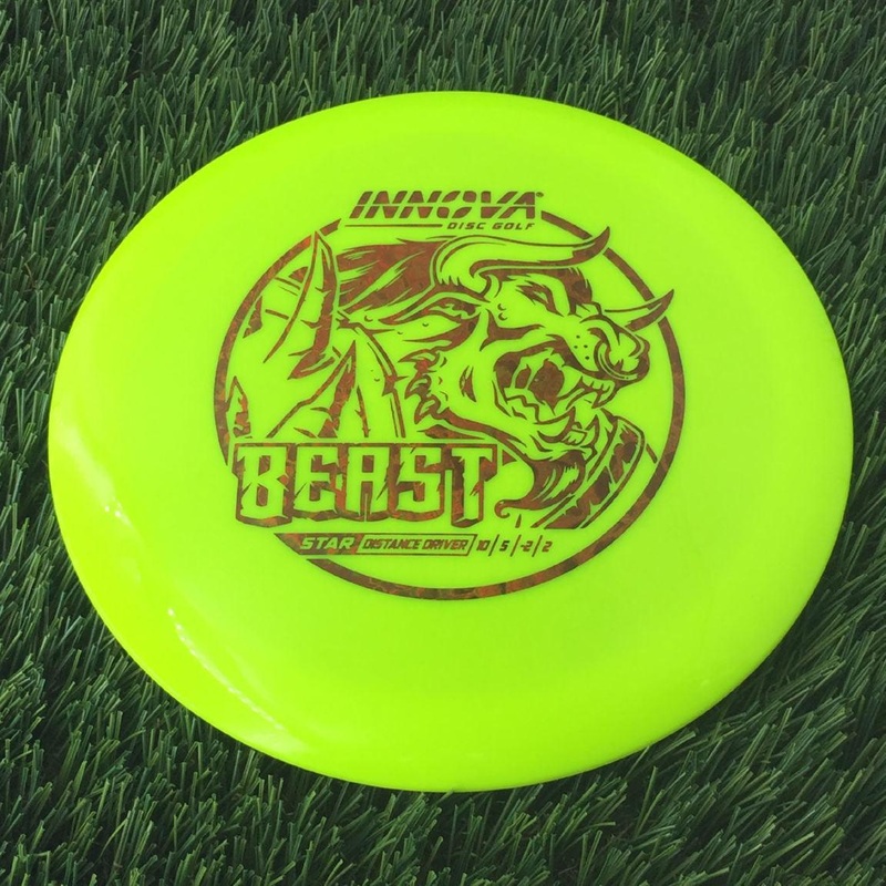 Innova Star Beast with Burst Logo Stock Stamp – 166g Yellow