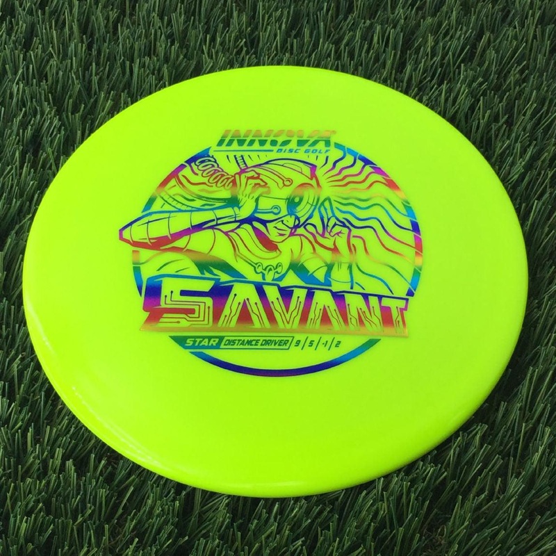 Innova Star Savant with Burst Logo Stock Stamp – 171g Lime Green