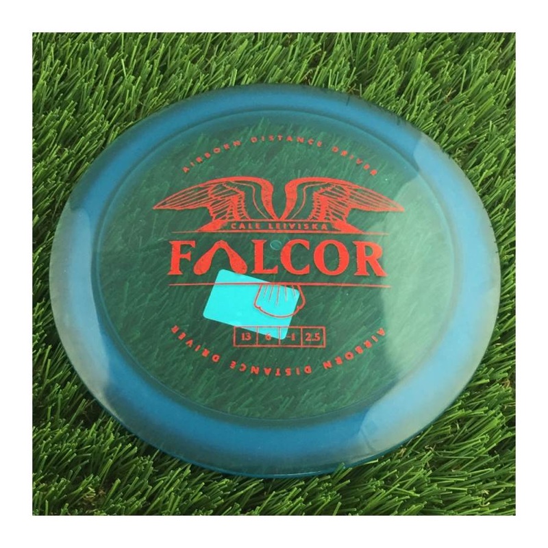 Prodigy 400 D2 Falcor (by Airborn) with Airborn Cale Leiviska Stock Stamp – 174g – Translucent Blue